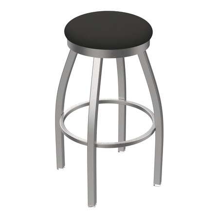 Holland Bar Stool Co 30" Swivel Bar Stool, SS Finish, Canter Iron Seat 80230SS008